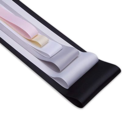 Premium Grosgrain Ribbon, Gray, 32 mm x 4 m