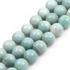 GEM-INSIDE CREATE YOUR OWN FASHION Sweet & Happy Girl's Store 18mm Round Amazonite Gemstone Bead Strand, 15 Inches, Jewelry Making view 1
