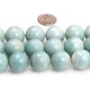 GEM-INSIDE CREATE YOUR OWN FASHION Sweet & Happy Girl's Store 18mm Round Amazonite Gemstone Bead Strand, 15 Inches, Jewelry Making view 4
