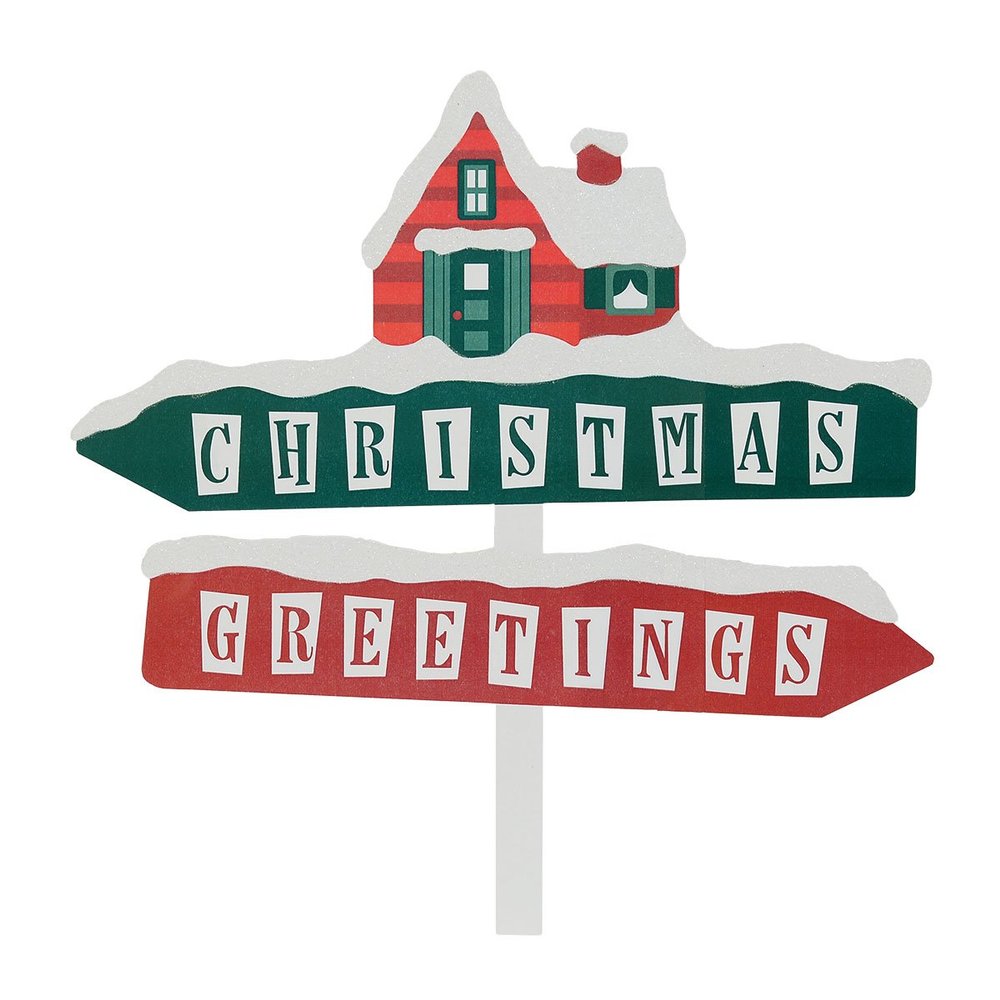 Snowbabies Classics Christmas Greetings Sign Figurine, 34