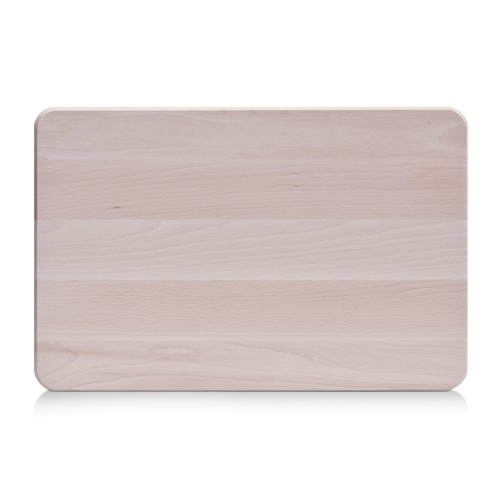 ZELLER PRESENT SCHÖNER LEBEN. PRAKTISCH WOHNEN. 22768 Cutting Board, Beech, Approx. 35 x 23 x 1.5 cm, Beige