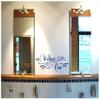 Samunshi Wellness Oasis Wall Decal, 60 x 26 cm, Light Orange view 3