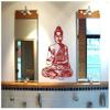 Samunshi Buddha Wall Decal, 37 x 50 cm, Gentian view 3