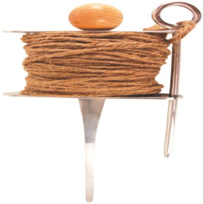 Esschert Design Garden Line Reel with 25 m Jute Cord and Ground Peg