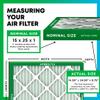 Filterbuy 15 x 25 x 1 Air Filter, MERV 11 Allergen Defense, 6-Pack view 2