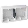 Surface-Mount Frame for 2 x 2 Horizontal Modules, Mosaic Legrand view 1