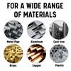 DWT Steel Hex Threading Die, Uncoated Bright Finish, 1/4"–1 1/2", 1/2"–20", 1" view 3