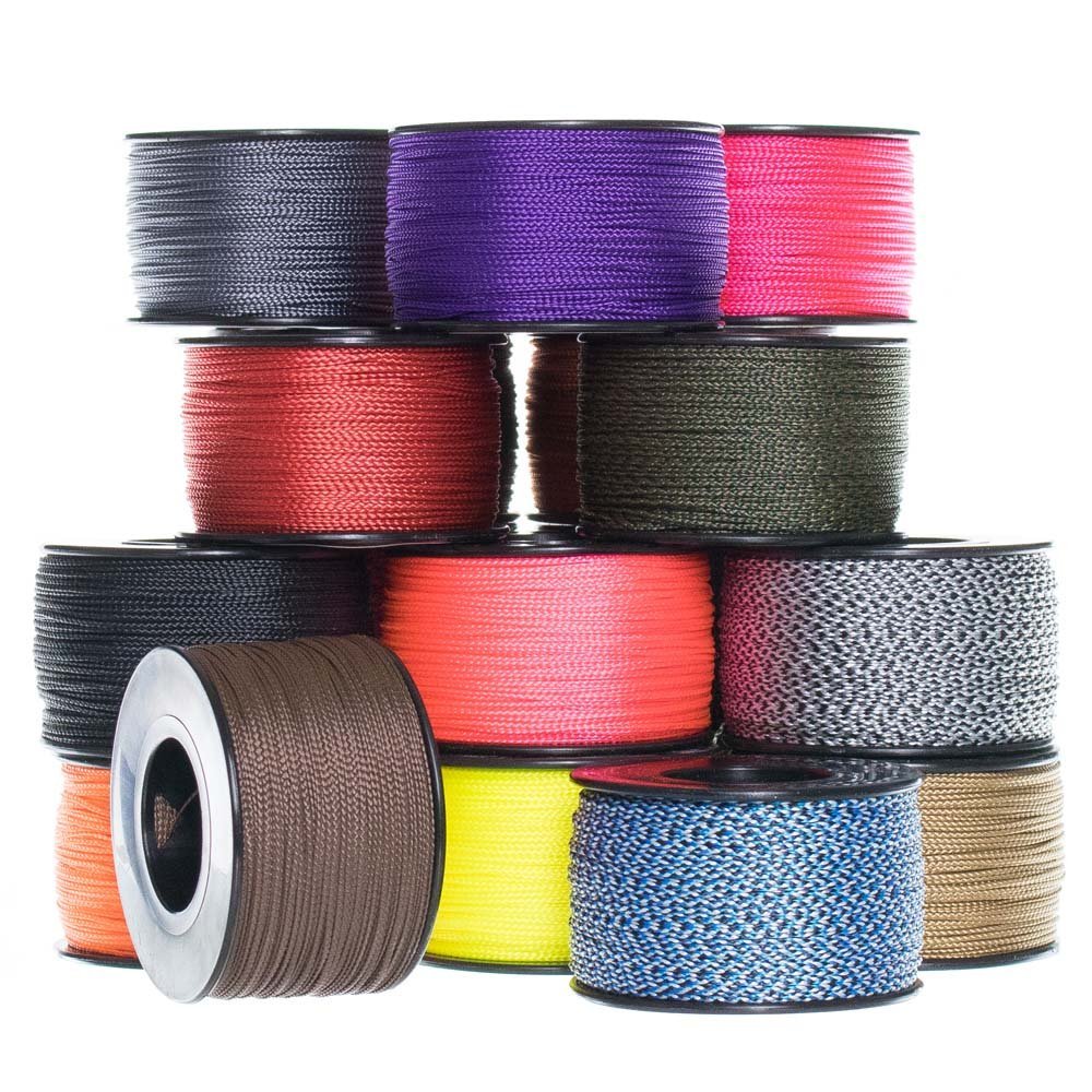 Atwood Mobile Products Nano Cord, 0.75 mm, 91.4 m, Small Spool, Lightweight Braided Cord (Red)