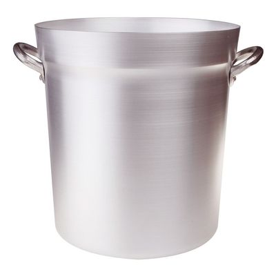 Pentole Agnelli FAMA85BS36 Aluminum Tomato Pot with 2 Handles, Nordic Type, 36 cm Diameter, 36.5 L, Silver