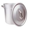 Pentole Agnelli FAMA85BS36 Aluminum Tomato Pot with 2 Handles, Nordic Type, 36 cm Diameter, 36.5 L, Silver view 2