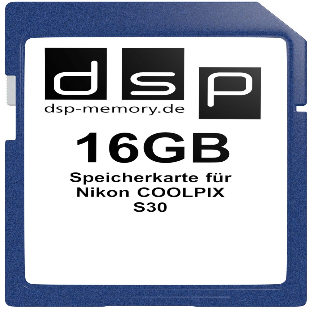 16GB Memory Card for Nikon COOLPIX S30