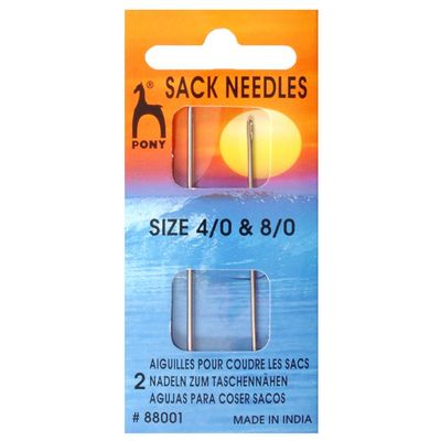 Pony Sack Needles, Plastic, Multicolor, 5.7 x 4.2 x 34 cm, 1 Unit