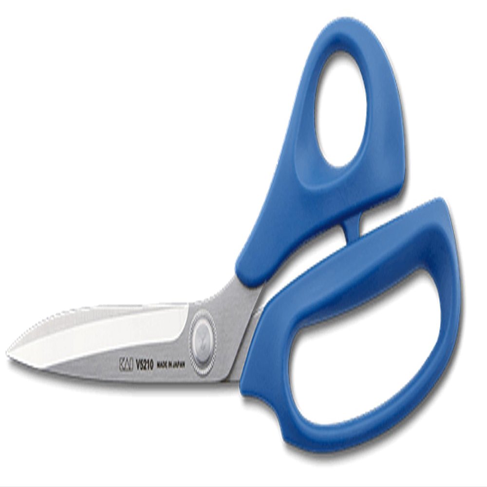 KAI V5210 Universal Scissors, V5000 Series, Blue, 21 cm – Craft, All-Purpose and Kitchen Scissors, Made in Japan