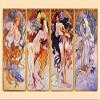 1art1 Alphonse Mucha The Four Seasons, 1896 Canvas Print on Stretcher Frame, 120 x 80 cm view 3