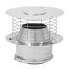 Opsinox 1020018 Stainless Steel Chimney, 200 mm, with Draft Enhancer KV view 1