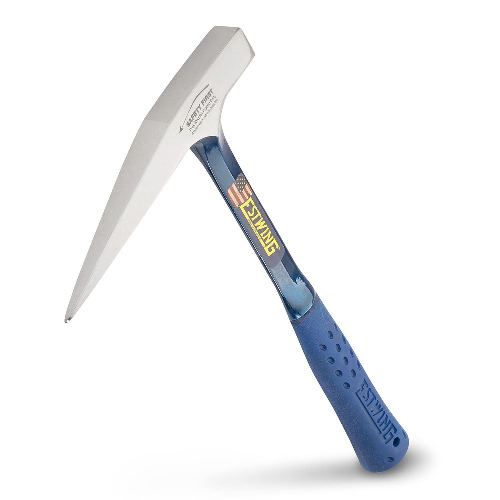 Estwing E3-13P Pick Hammer, Nylon-Vinyl Grip, Lightweight, 370 g