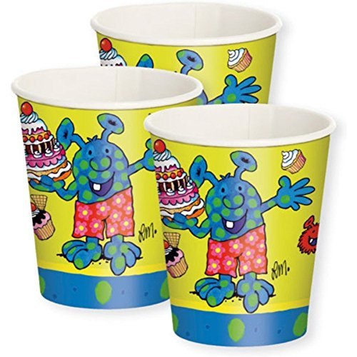 Lutz Mauder Monster Party Cups, 8-Piece Set