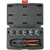 TOOLCRAFT PZ-506 6-Piece Crimping Die Set | Insulated, Closed and Open Cable Lugs | D-Sub Connectors | Spark Plug Connectors | Replaceable Crimp Inserts view 2