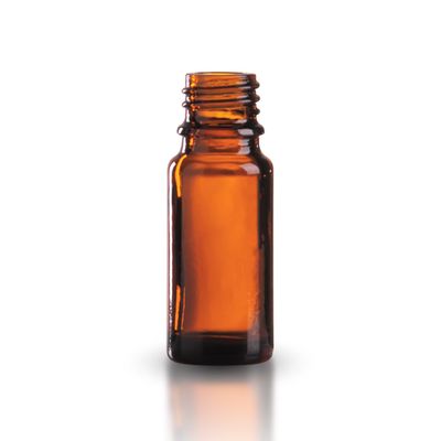 50 x 10 ml Amber Glass Bottles Without Closures