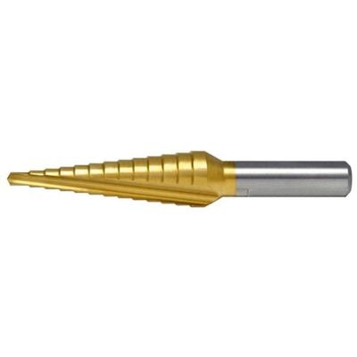 ALFA Tools MB52506TN TiN-Coated Style F HSS Probit Step Drill