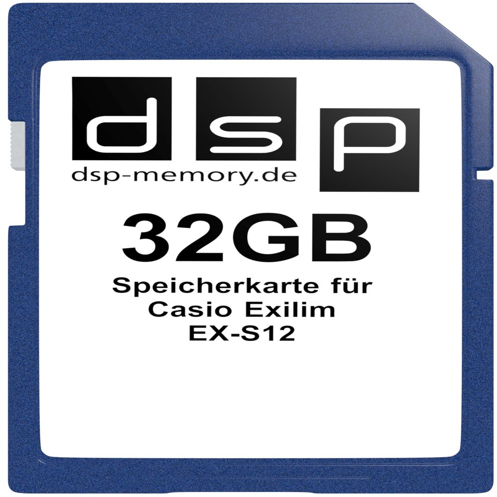 32GB Memory Card for Casio Exilim EX-S12