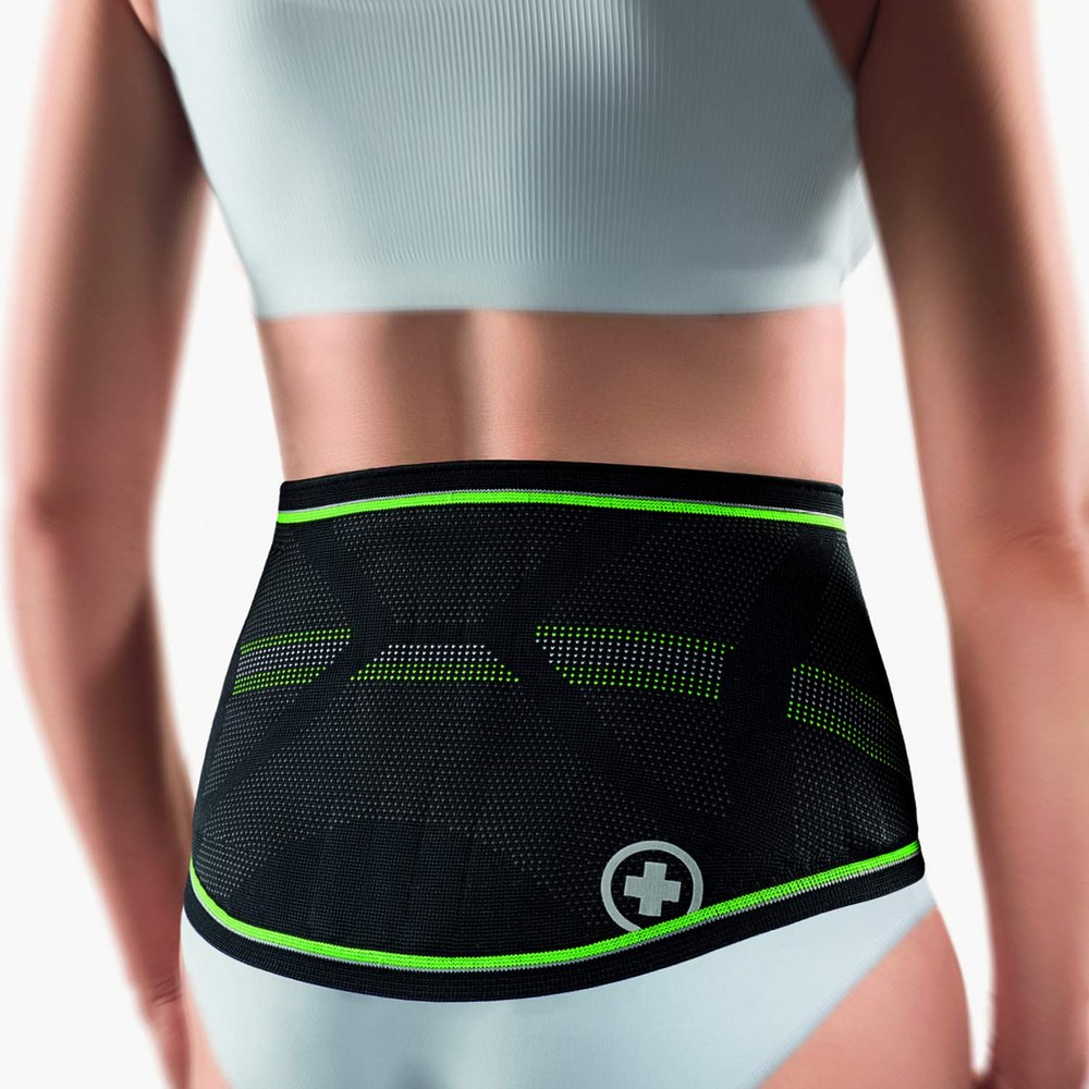 bort 104680SP StabiloBasic Lady Sport Back Support with Pad, Size 1, Black