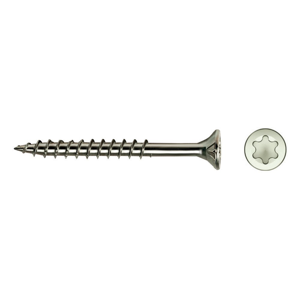 100 CELO VLOXP Zinc-Plated Countersunk Wood Screws, PZ, 4.5 x 80 mm