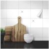 WANDKINGS Tile Stickers 15 x 20 cm, 20 pcs. - White Glossy view 1