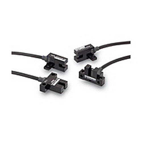 Omron Slotted T-Type Photomicro Sensor, 3.6 mm Sensing Distance, Modulated Light, 1 m Cable, NPN Output, Light-ON (EE-SPX402-W2A)