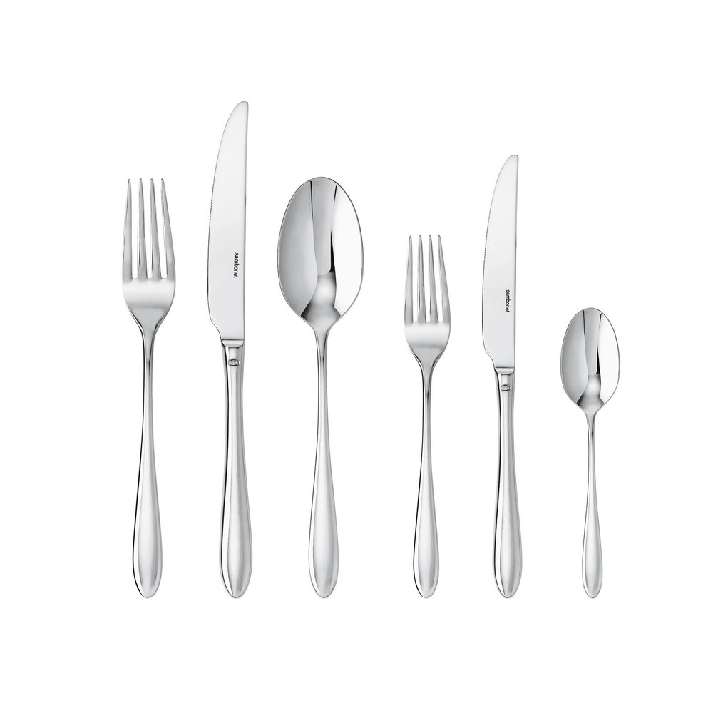 Sambonet 52515-83 Dream Monobloc Flatware Set, 36-Piece, Stainless Steel, Silver