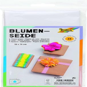 folia 91000 Tissue Paper, 500 x 700 mm, 20 g/m², White