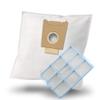 MisterVac | 10 Vacuum Cleaner Bags + Filter Compatible with Siemens VS59A30/06 super xs dino e view 1