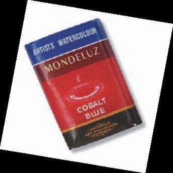 Mondeluz Watercolor Paint – Cobalt Blue 15 – Full Pan