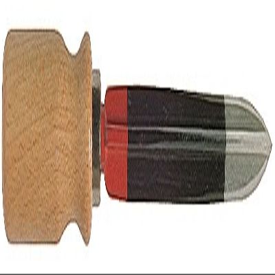 Stubai 116102 Hollow Triangular Scraper, 150 mm