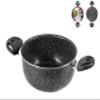 Home Stone Casserole Dish with 2 Handles, Stone/Plastic, Anthracite, 20 cm view 1
