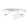 Keuco MOLL Shower Caddy, Corner Basket 180 x 180 mm, High-Gloss Chrome, 2-Piece view 3