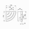 Keuco MOLL Shower Caddy, Corner Basket 180 x 180 mm, High-Gloss Chrome, 2-Piece view 4