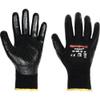 Honeywell 2232233 Polytril MIX Polyamide/Cotton Knit Work Gloves, Black, Size 9, 10 Pairs view 1