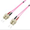 Equip SC-to-SC Fiber Optic Patch Cable, 3.00 m, Multimode Duplex OM4, Violet, Polybag view 1