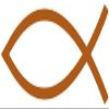 Samunshi Christian Fish Jesus Fish ICHTHYS Wall Decal, 100 x 40 cm, Hazelnut Brown view 1