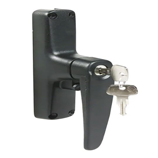 Cremone Window Handle with Key, Half Handle, Right-Hand, Zamak, IBFM (041785)