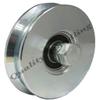 Sliding Gate Wheel, V-Groove, Brass, Article 360, Ø100 mm view 3