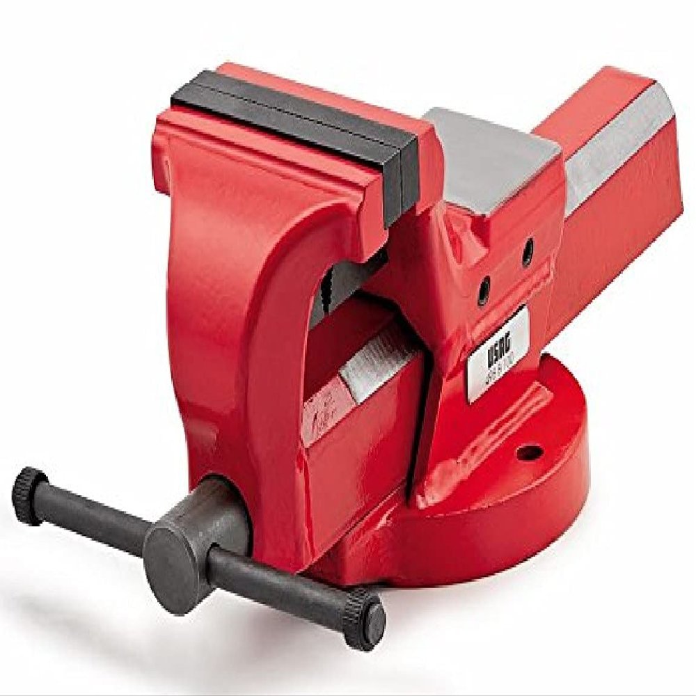 USAG 498 B – Parallel Bench Vise for Workbench (L: 295 mm, a×b×c: 100 mm, e: 125 mm)