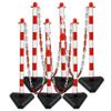 Moravia Guarda Red-White Chain Barrier Stand Set, 175.16.146 view 1