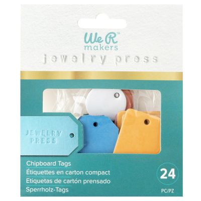 WR Jewelry Chipboard Tags, 24 Pieces, 60000327