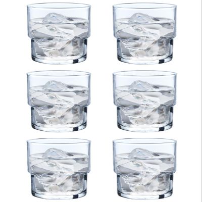 Orient Sasaki Glass HS Stack Tumbler, 200 mL, 6-Piece Set