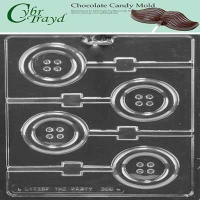 Cybrtrayd Life of the Party B068 Lollipop Chocolate Mold