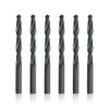 Drill America Qualtech Drill Bit, Black Oxide Finish, Round Shank, Spiral Flute, High-Speed Steel, Bright Finish, 118-Degree, Right-Hand, 198 cm Long, 12.00 mm, 6 view 1