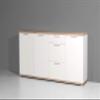 Germania 3202-178 GW-Top Sideboard, White/Sonoma Oak Effect, 192 x 88 x 40 cm view 2