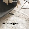 benuta Nest Whisper Shaggy Rug - Beige, Round, 160 cm view 2